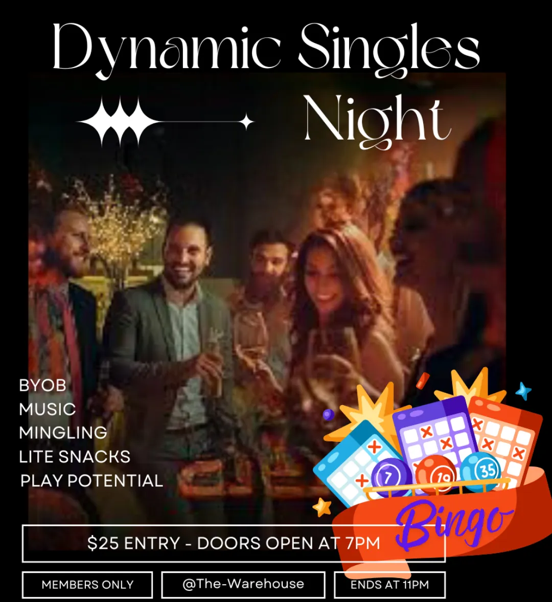 Singles Night is upon us! Come out TONIGHT (Jan 16th) for some Bingo fun and meet like minded people...doors are open from 7p-1045p. You can come and go as you please. 
