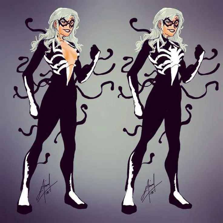 Symbiotic Black Cat artwork, Unknown