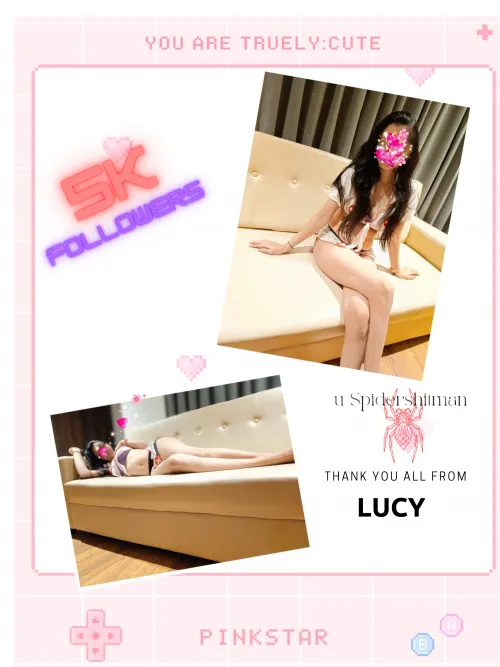 Thank you to all my 5k Followers... More content to come.... Keep following. [F][C] 