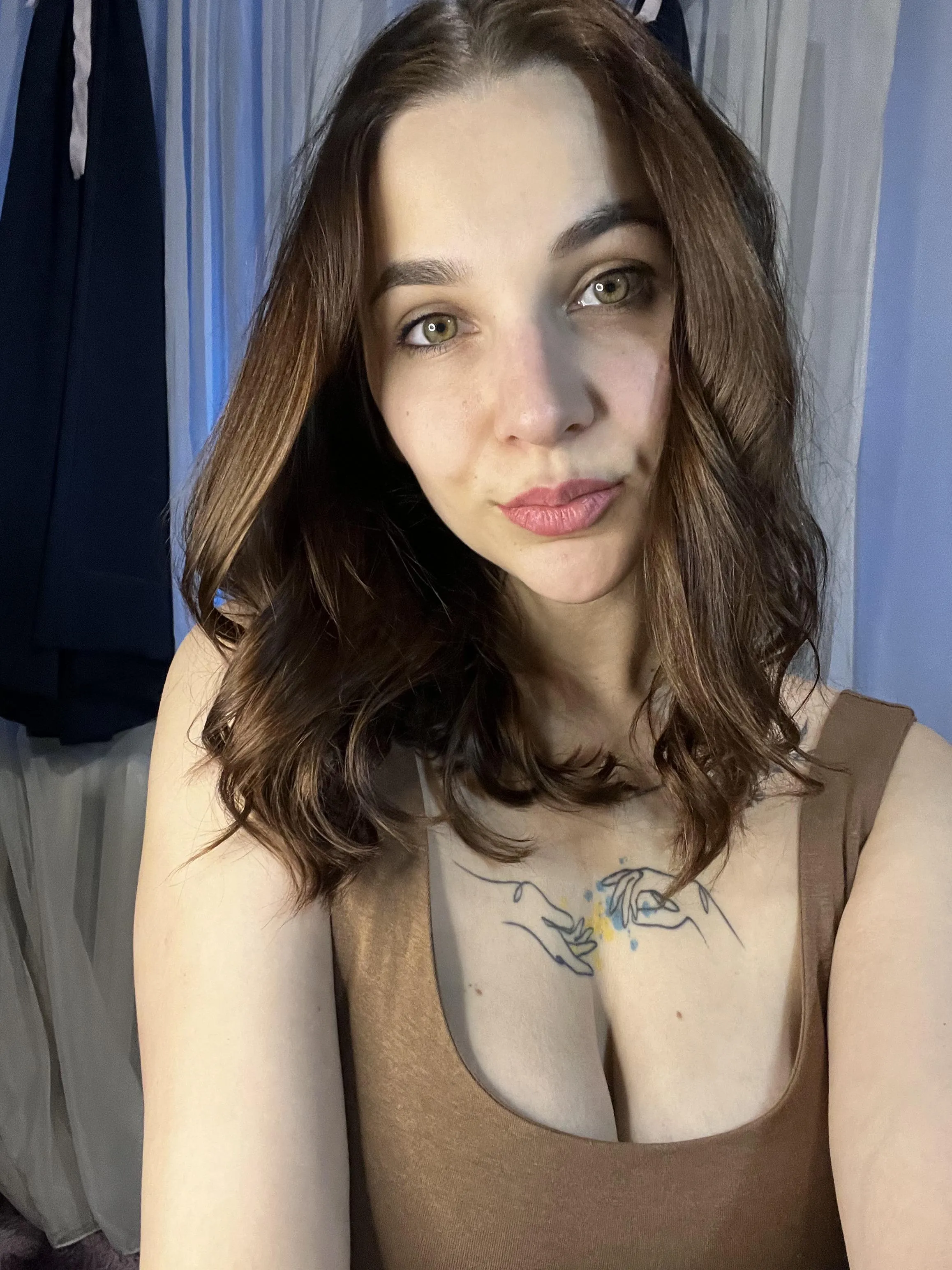 You don't take your eyes off my chest at all