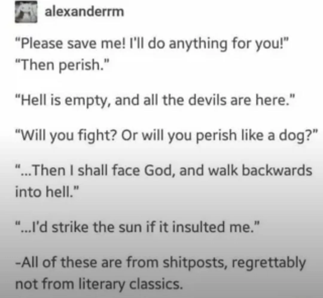 Are shitposts literature?