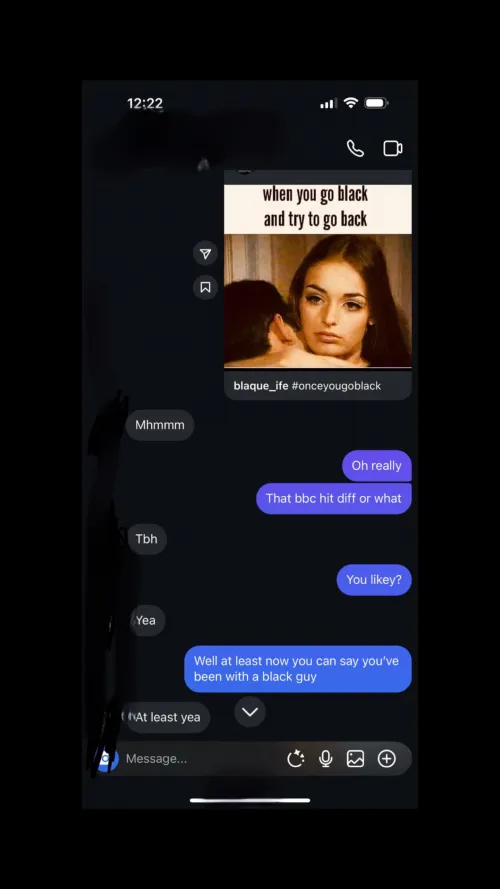 At least she’s honest lol. She said Especially if they’re long thick and veiny. 