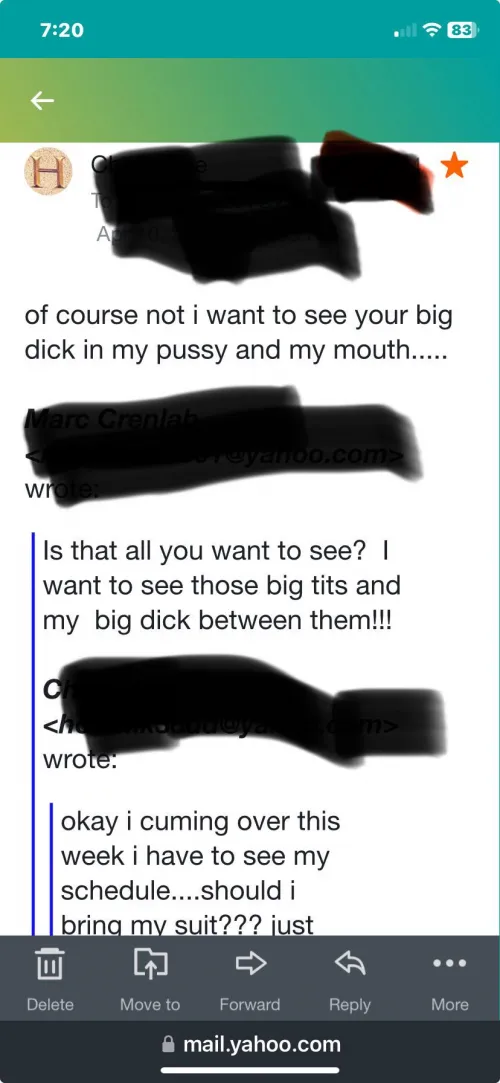 Chat with husbands friend