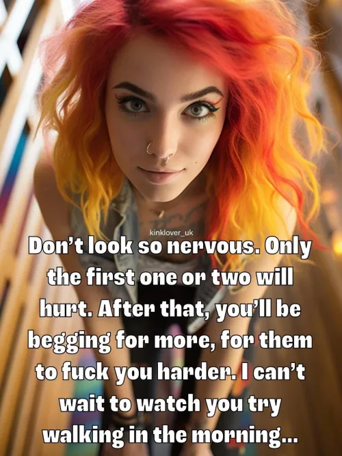 Equal parts cruel and optimistic. [ImageFap: kinklover_uk]