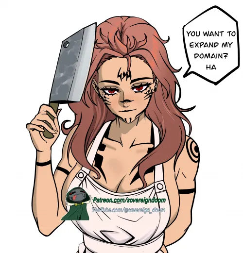 Femkuna in just an apron by sovereign_doom (me)