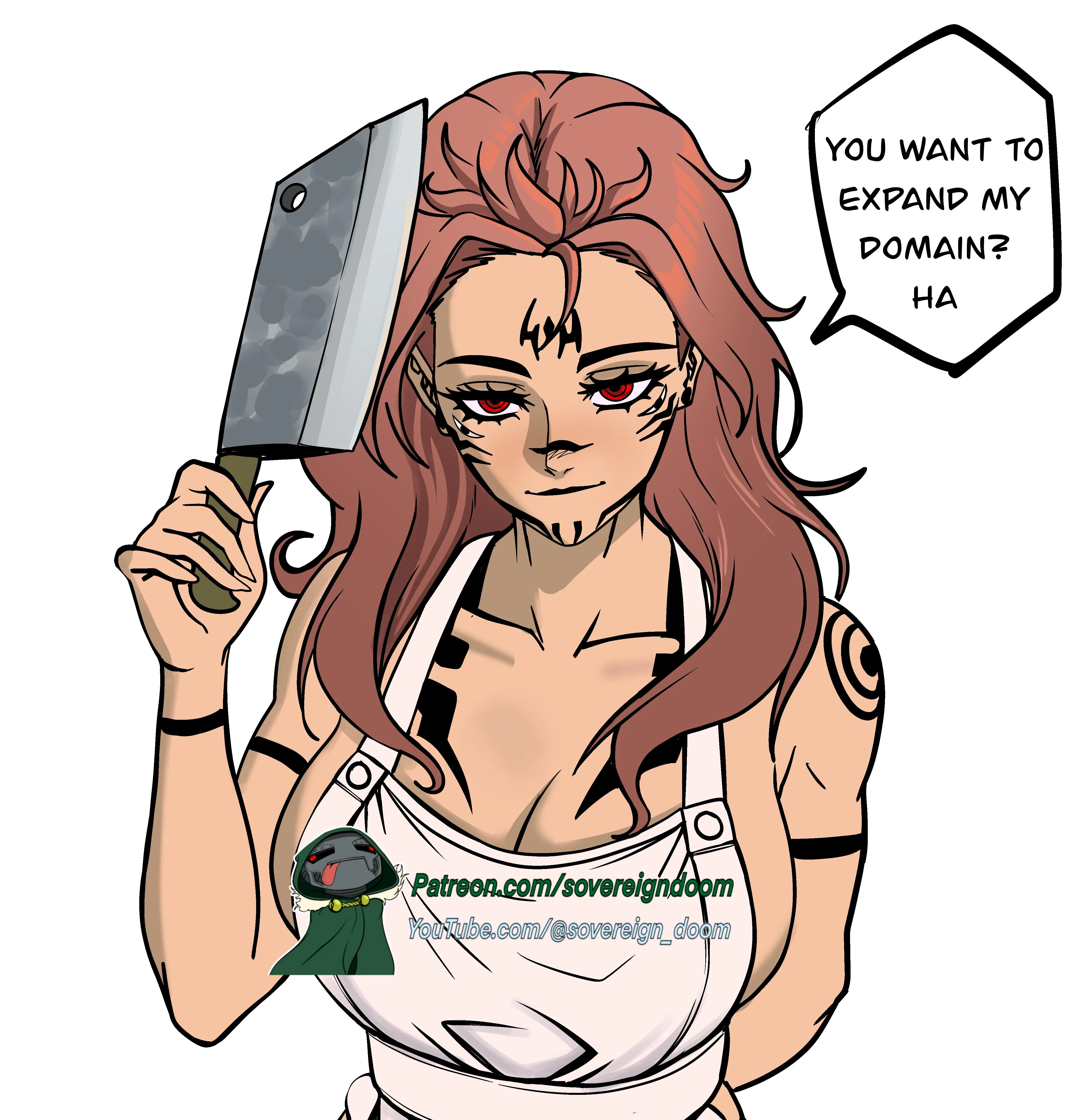 Femkuna in just an apron by sovereign_doom (me)