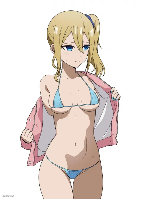 Hayasaka's new swimsuit