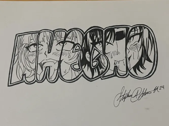 I commissioned a tattoo design from a friend.