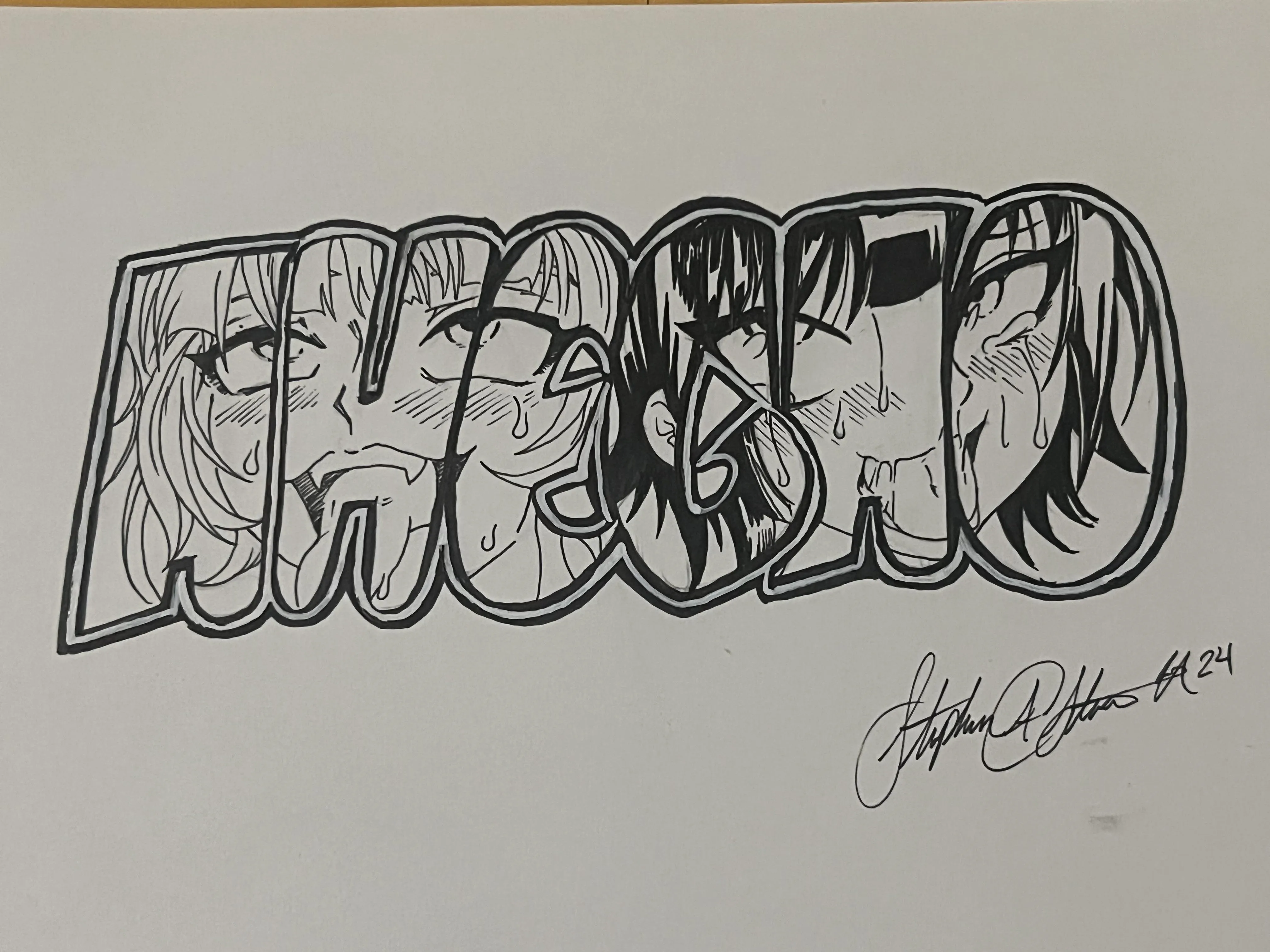 I commissioned a tattoo design from a friend.