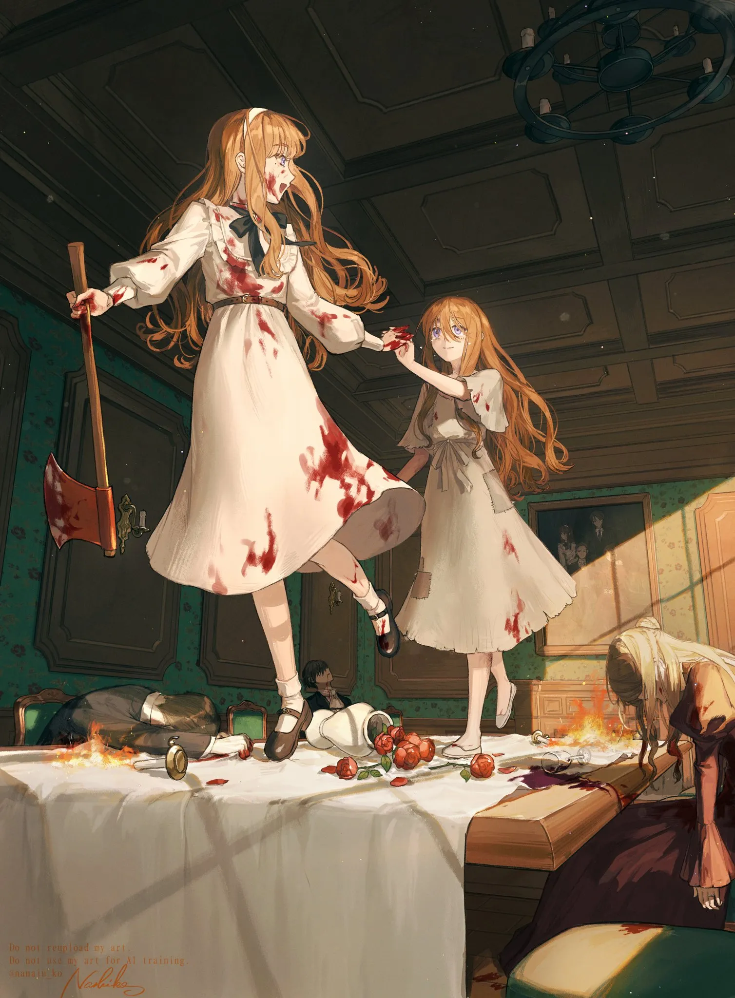 In for a penny, in for a pound by @nanaju_ko
