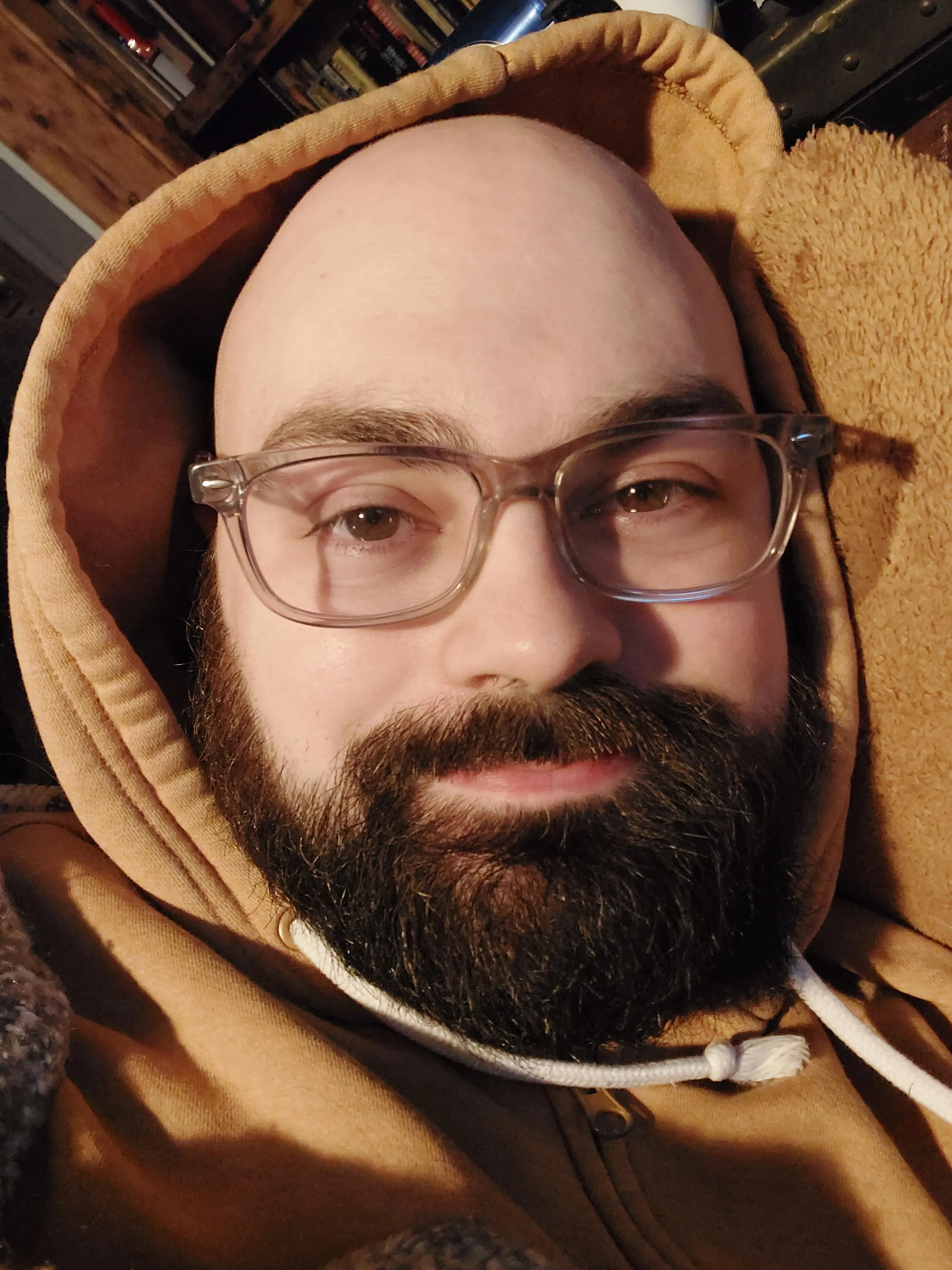 It's cold in here. Could use a fuzzy cuddle. 