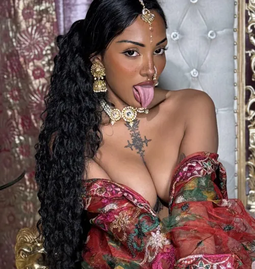 My tongue game is immaculate