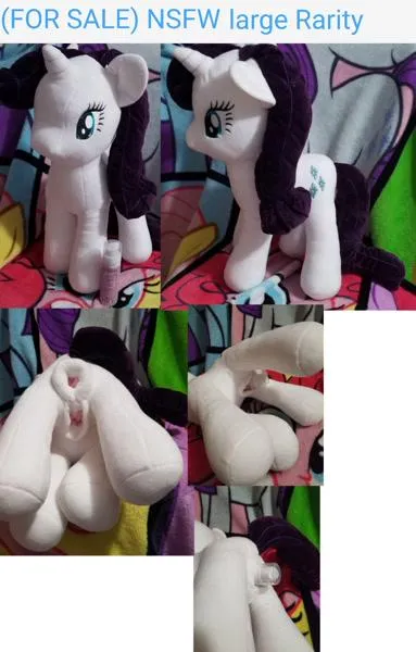 NSFW fuckable female MLP/My little pony mare Rarity with useable ponut and equine pussy