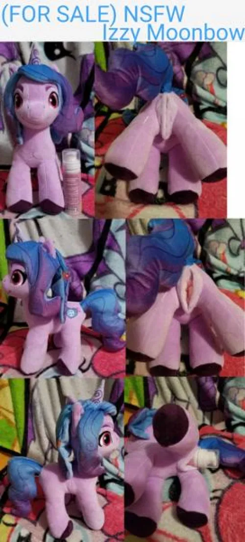 NSFW fuckable female MLP/My little pony mare Izzy Moonbow with useable equine pussy 