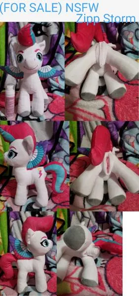 NSFW fuckable female MLP/My little pony mare Zipp Storm with useable equine pussy 