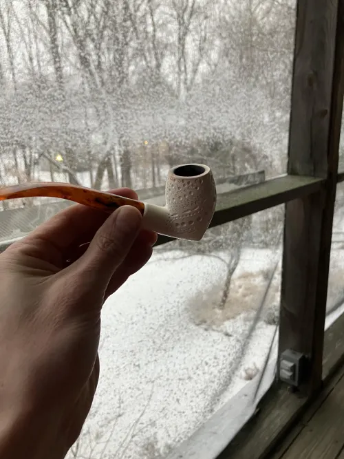 Perfect winter smoke