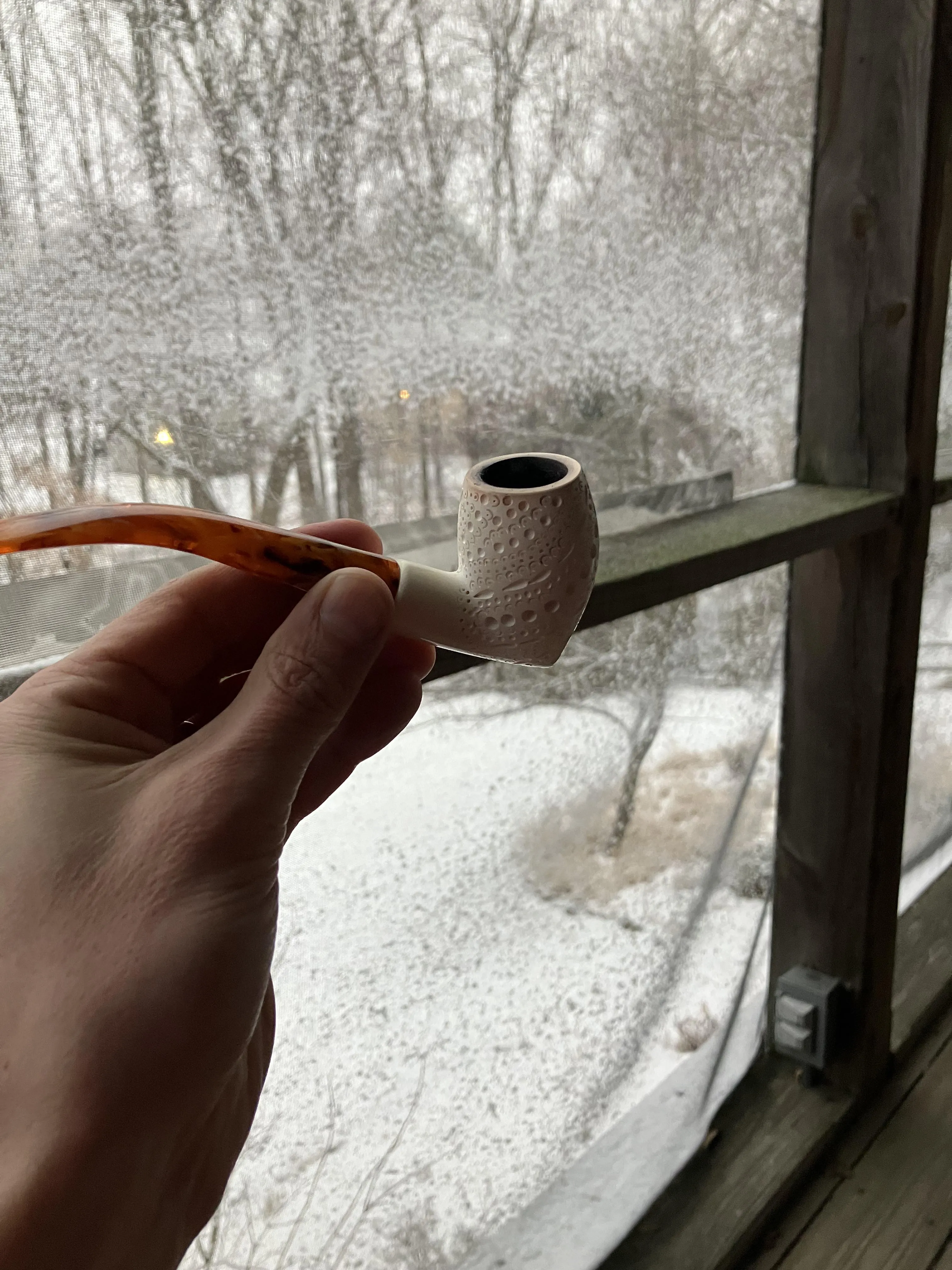 Perfect winter smoke