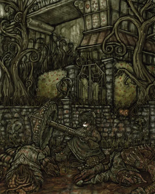 Scarlet Gardens by Mitchelf 