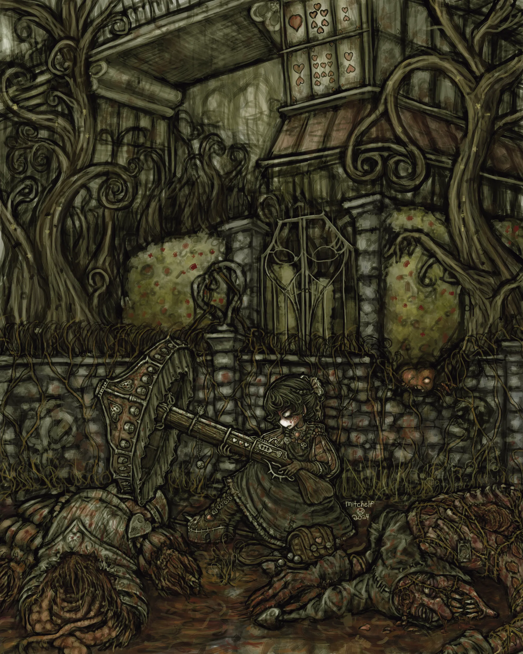 Scarlet Gardens by Mitchelf 