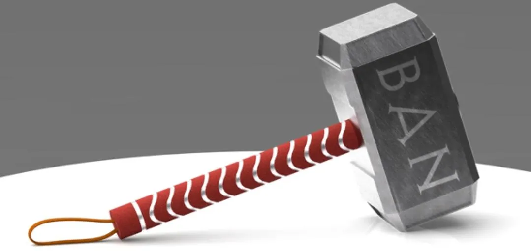 Sketchy acts and bans