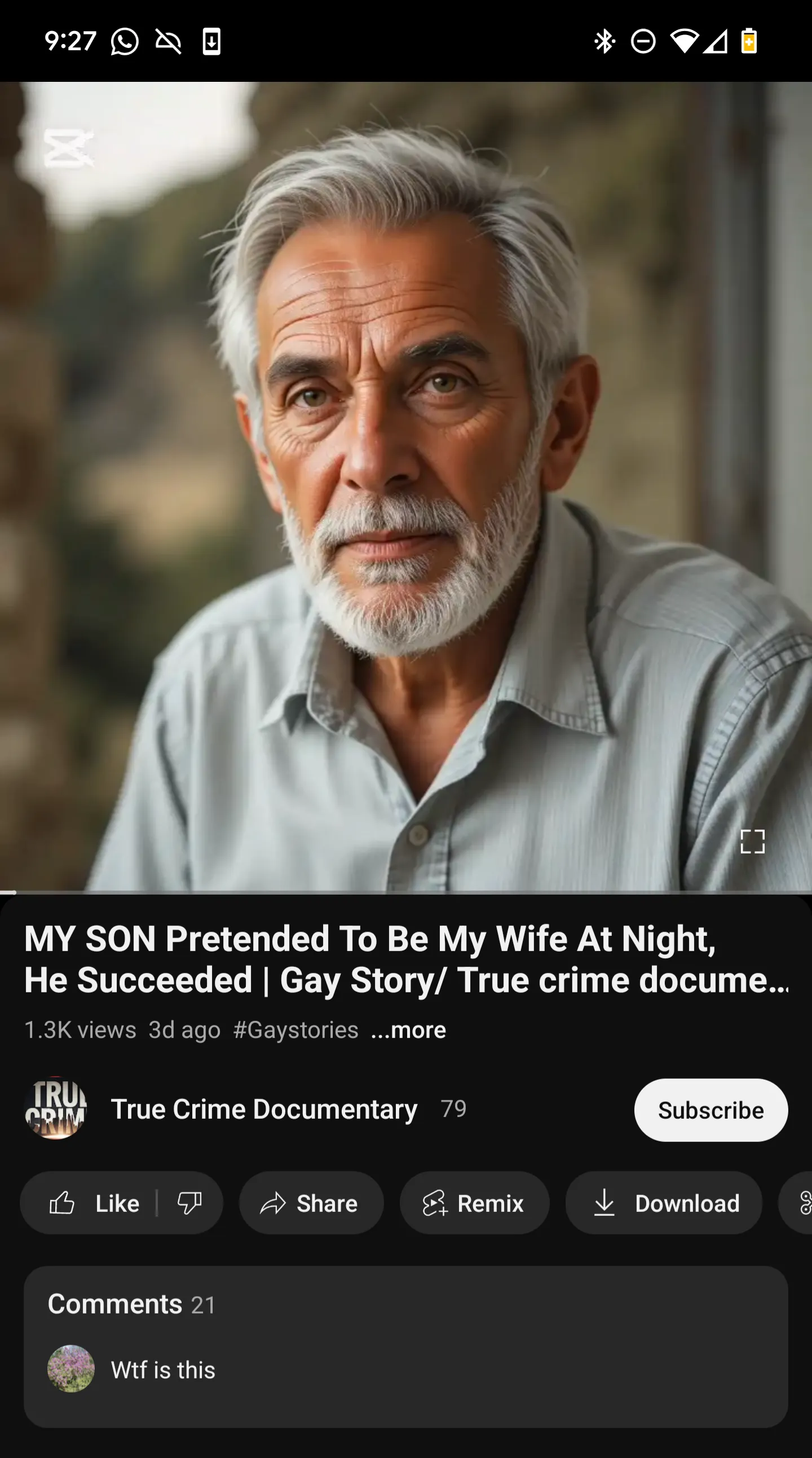 Sometimes I take a break from the pod