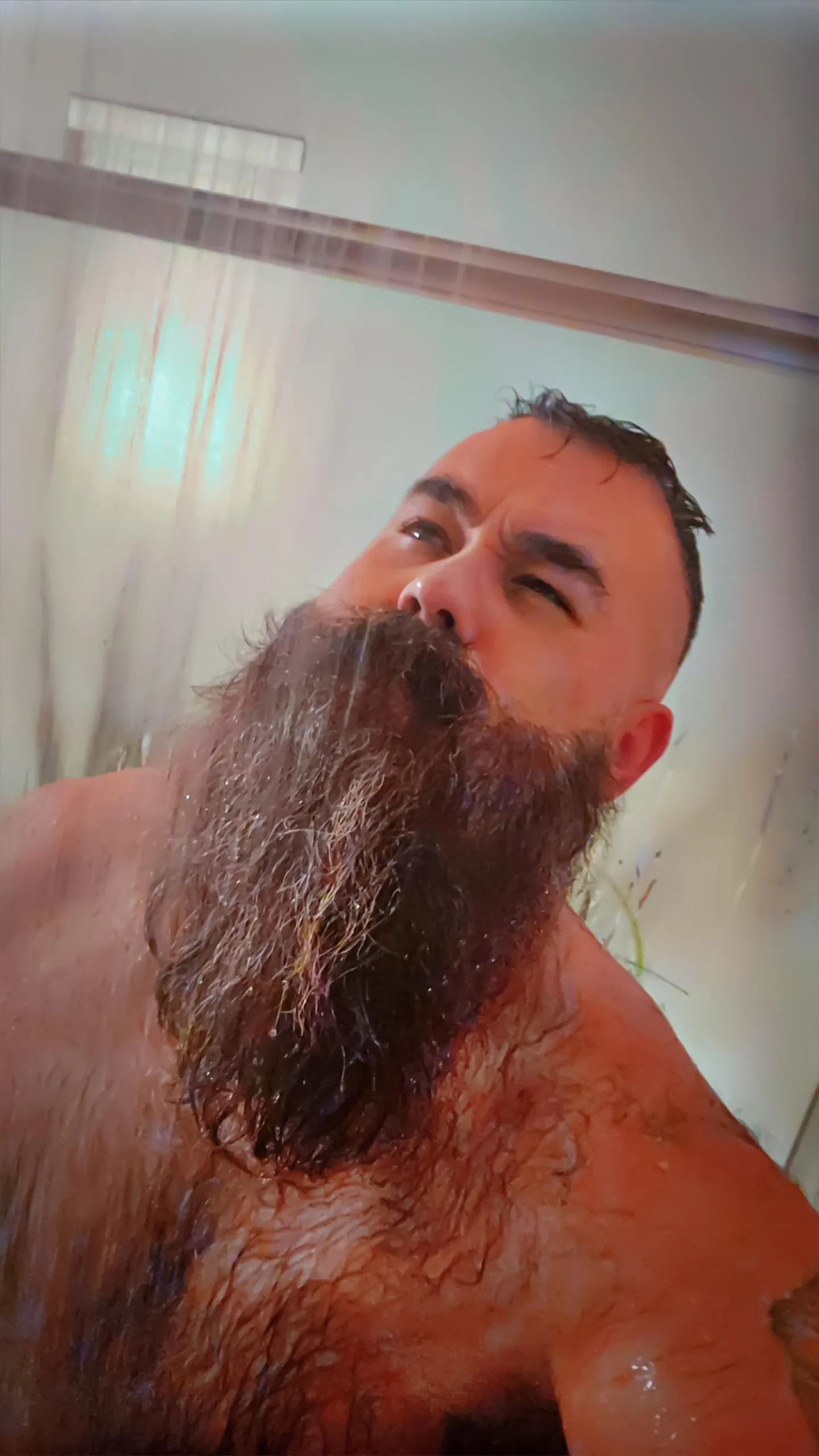 The hot water feels amazing 