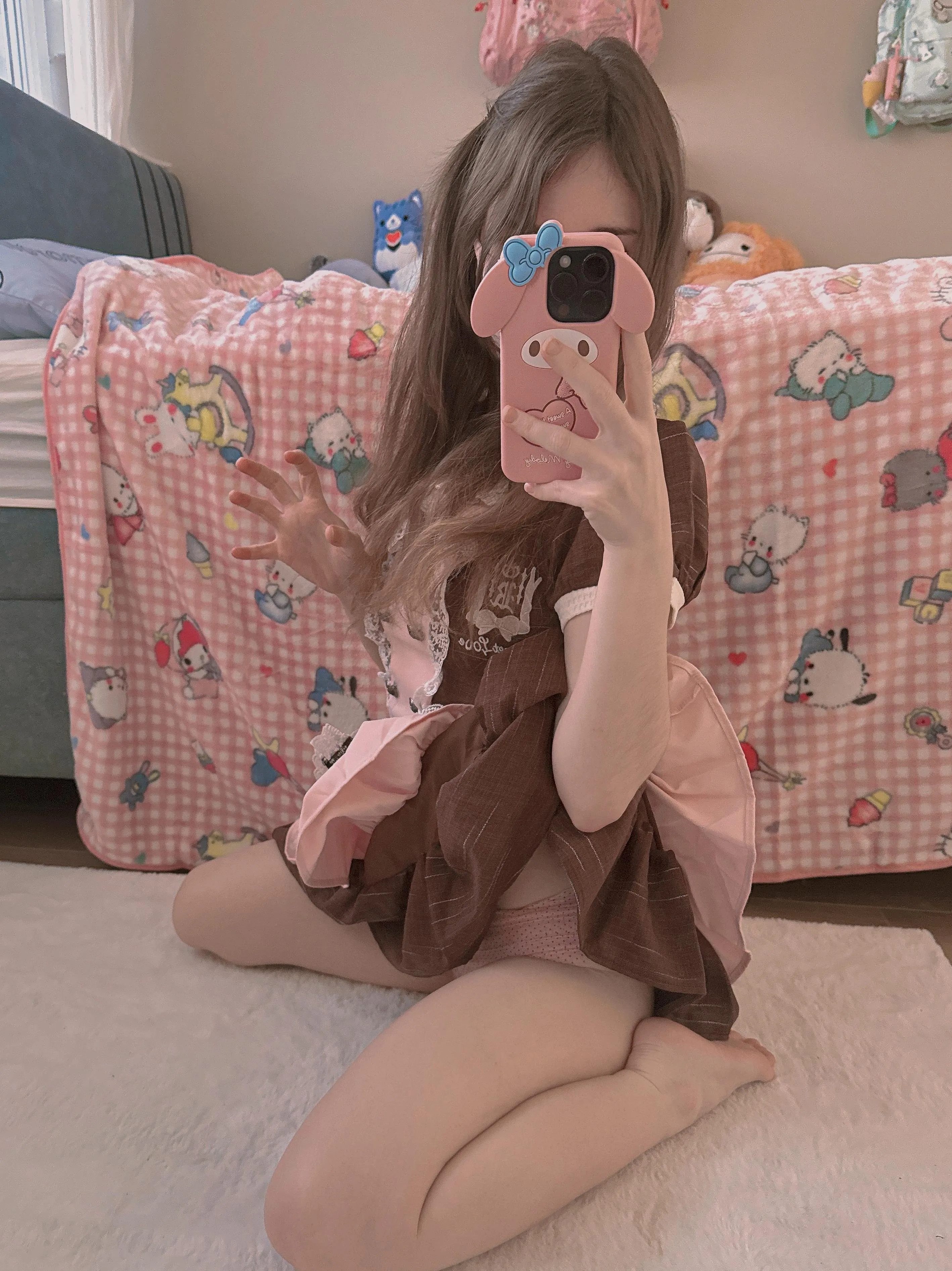 Would you let me stroke your cock for a minute