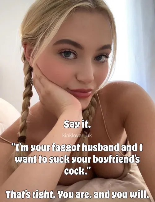 You may as well say it - it’s happening, one way or another. [ImageFap: kinklover_uk]