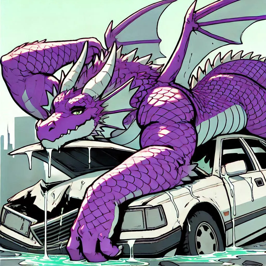 Hitting a pose on a retro junker