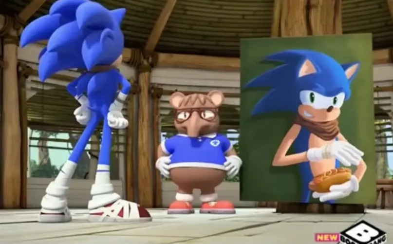I think this scene is definitive proof that the anteater character from sonic boom was a parody of Chris Chan: