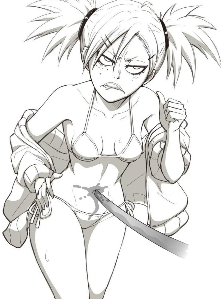 I'll get you b-bastard!!! - GULLP!!! -