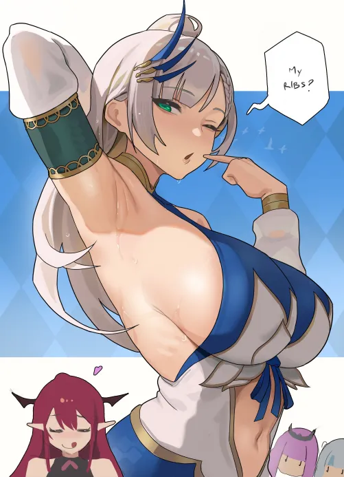 Reine's ribs(?) (saire00) [Hololive]