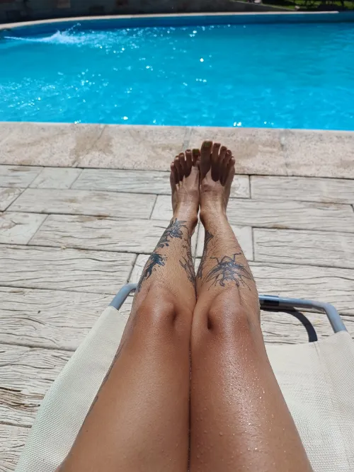 sun and water for my legs