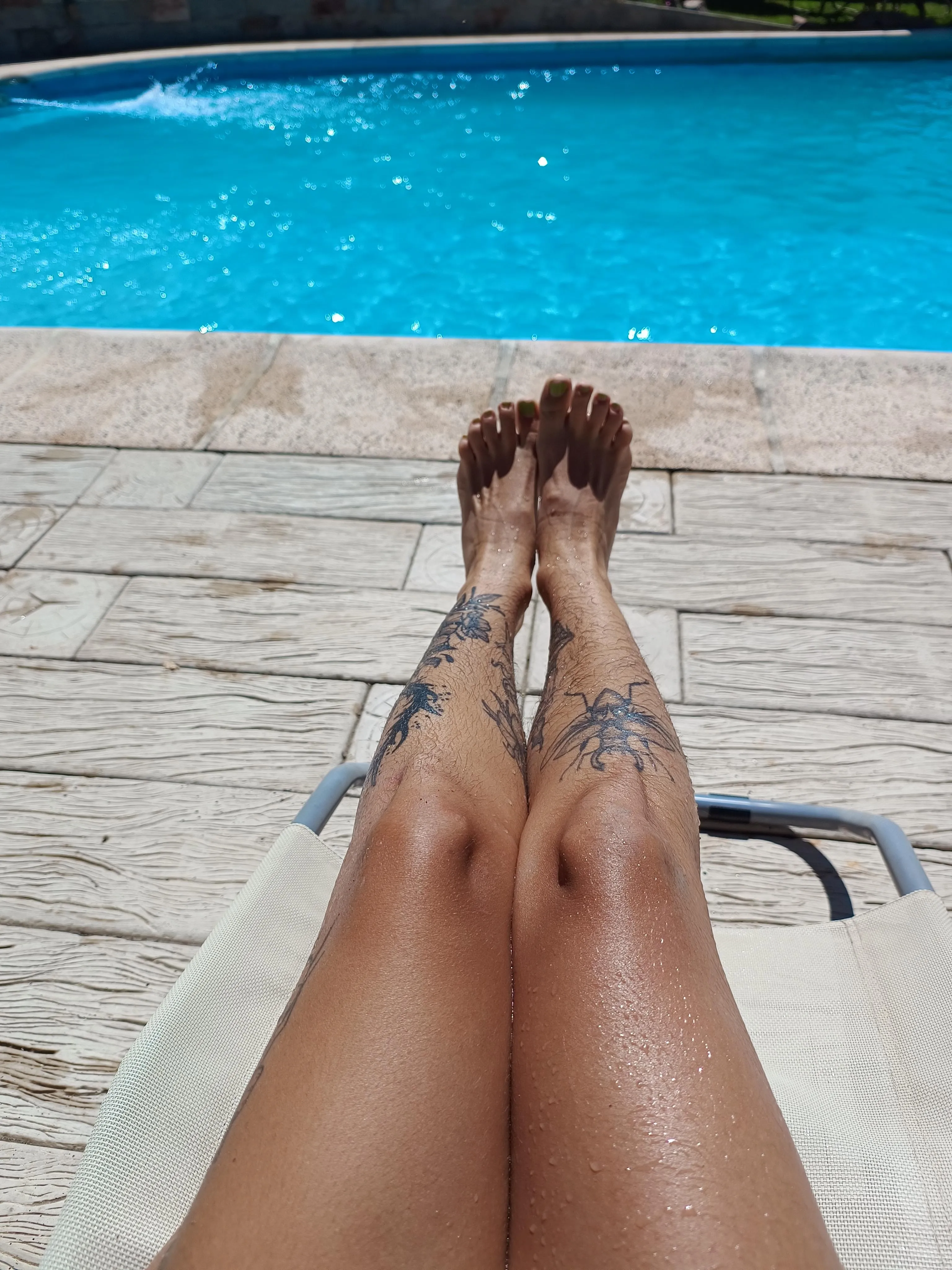 sun and water for my legs