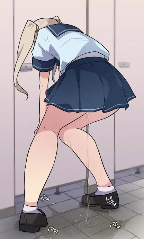 All School toilets already occupied. Too slow.