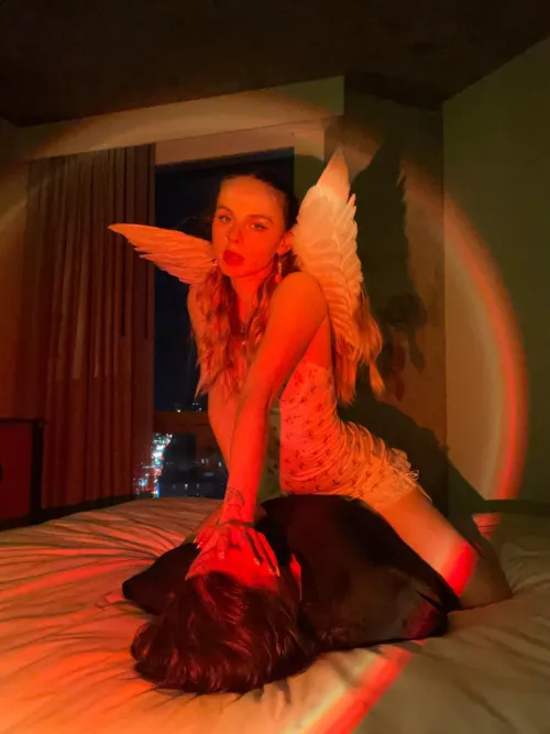 Don't bother telling me to stop.  No one would believe you.  I don't believe you.  Your body betrays you.  Your eyes betray you.  Your breath betrays you.  I know you love this....and so do I.