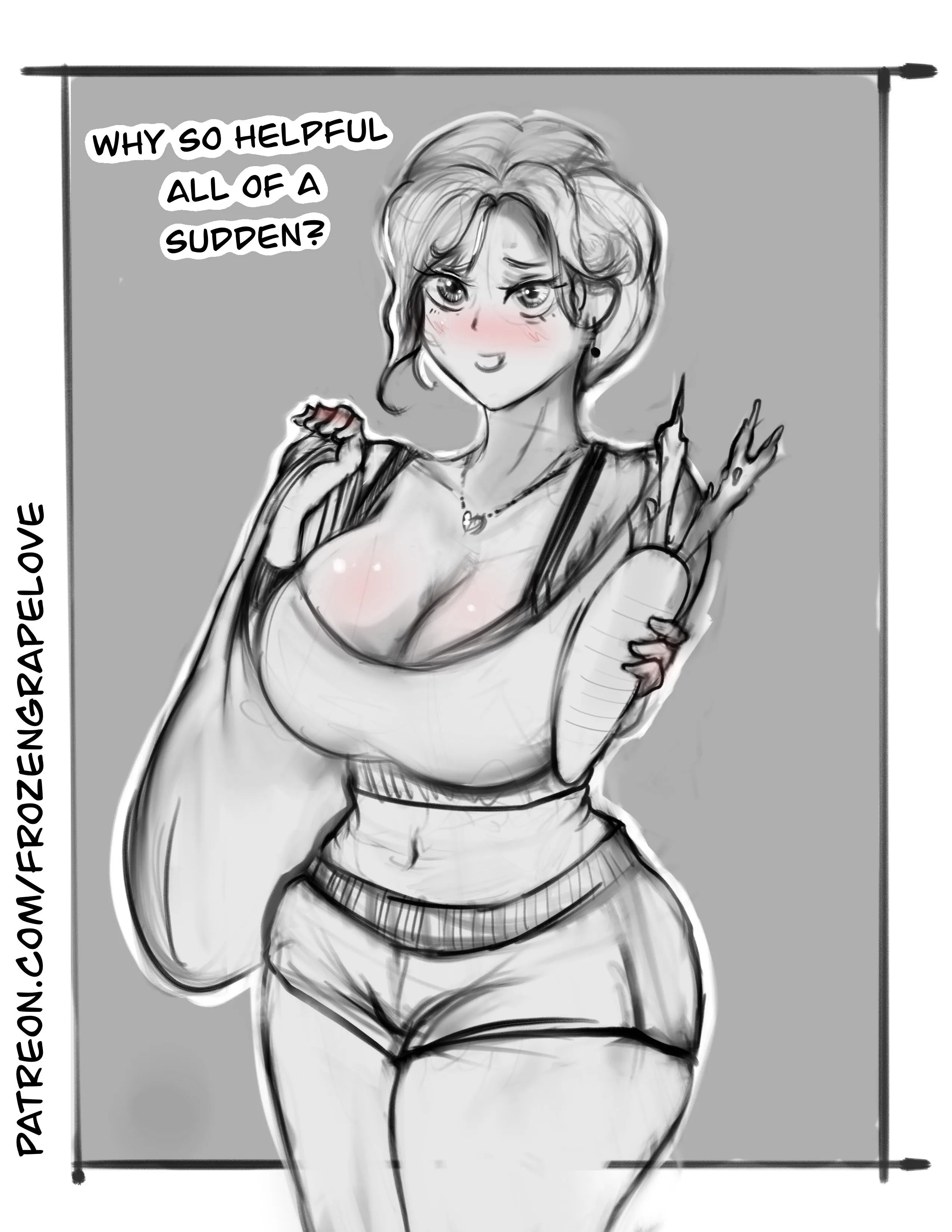 Extra thick mom with groceries (OC) (FrozenGrapeLove)