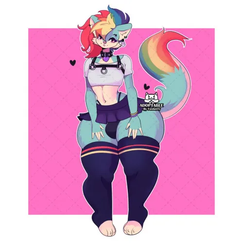 Fox iris (art by me Foxberrydraws)