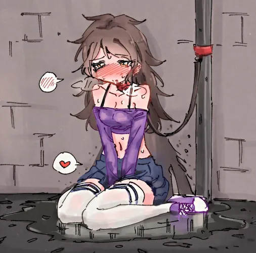 Her Owner went shopping and took too long.