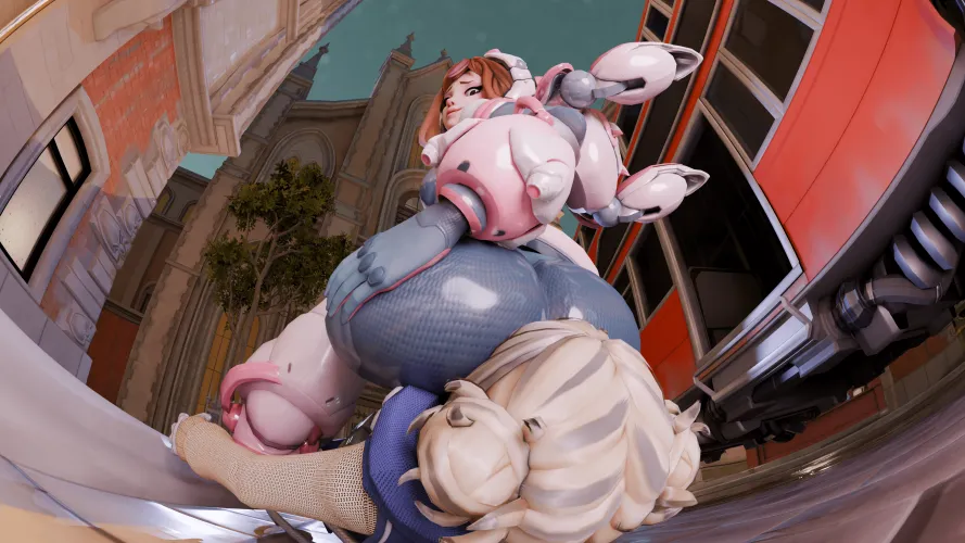 Overwatch x My Hero Academia facesit