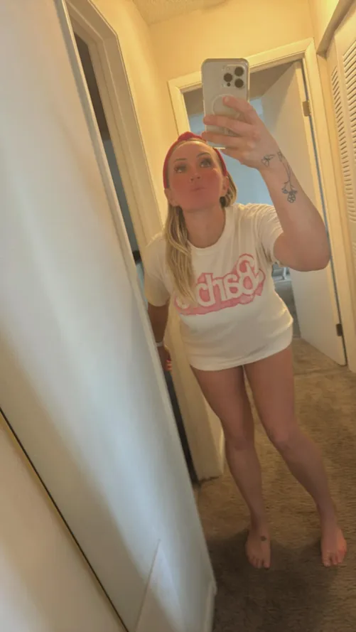 Staying at home selfie 