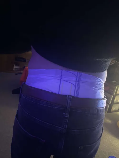 Wife checked my diaper before heading out 