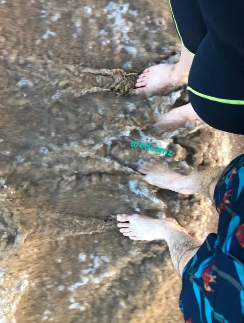 Would u lick our sandy feet after?