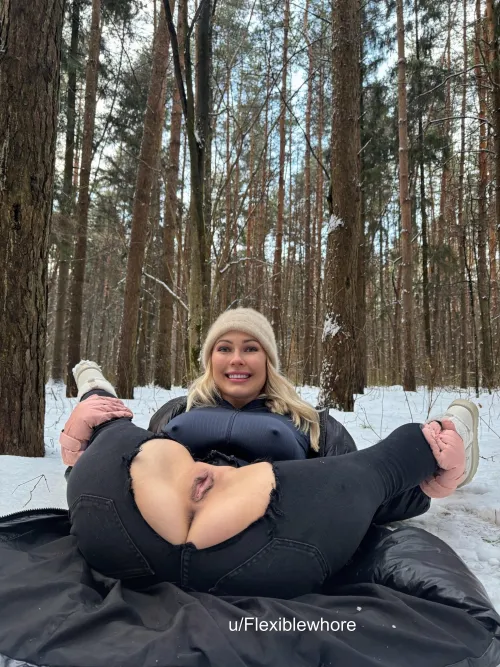 You can use my warm holes if you get cold