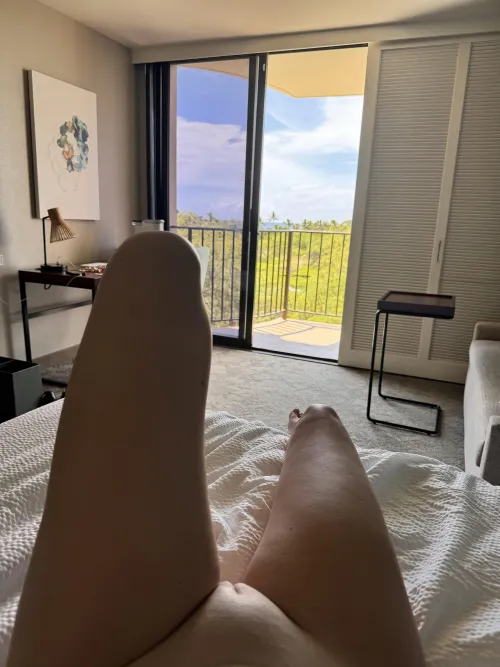 Another tropical layover….  I love the warm fresh air!