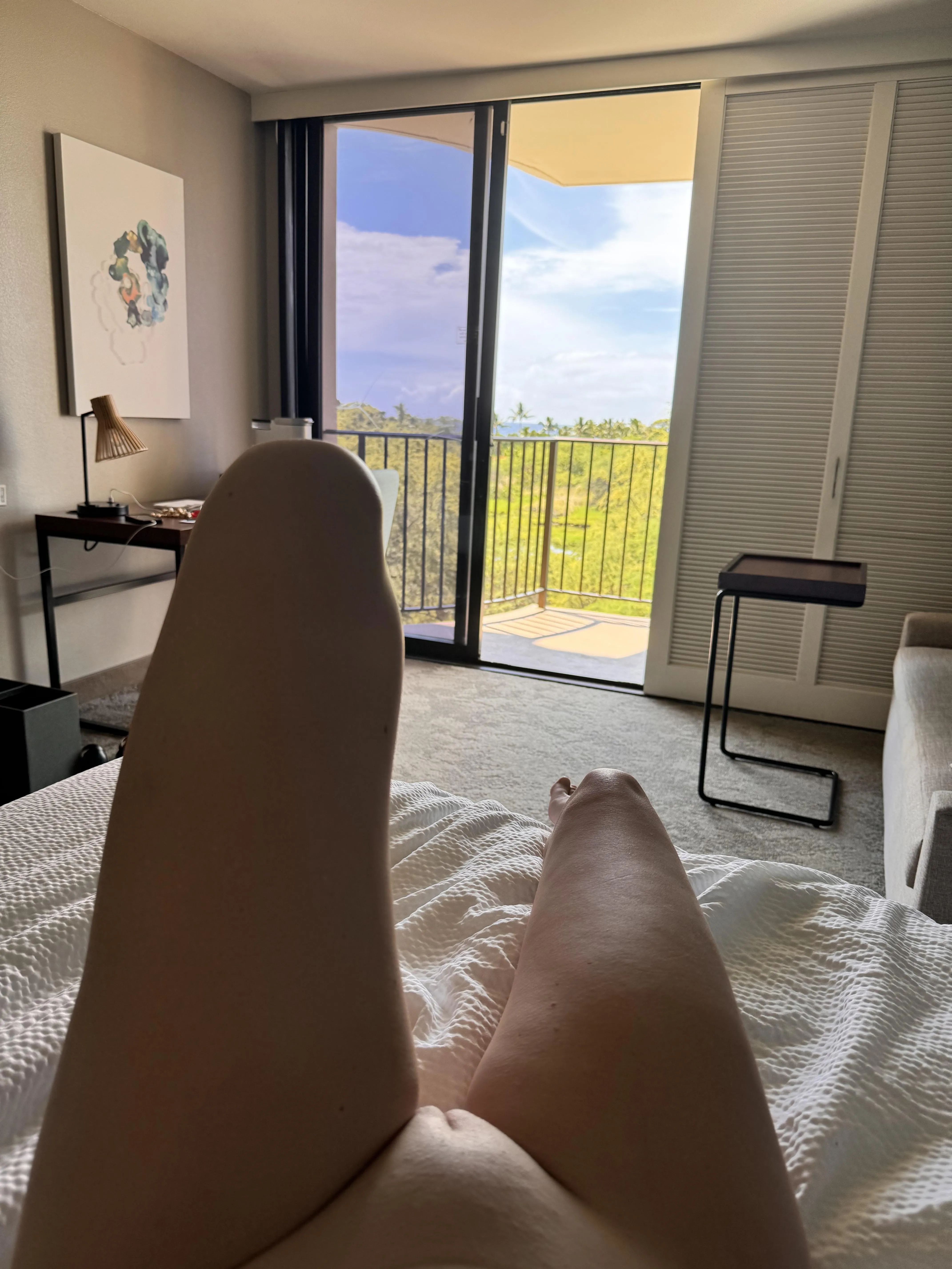 Another tropical layover….  I love the warm fresh air!