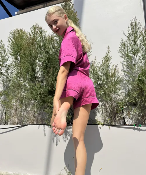 my feet are perfect and my soles are soft and pink