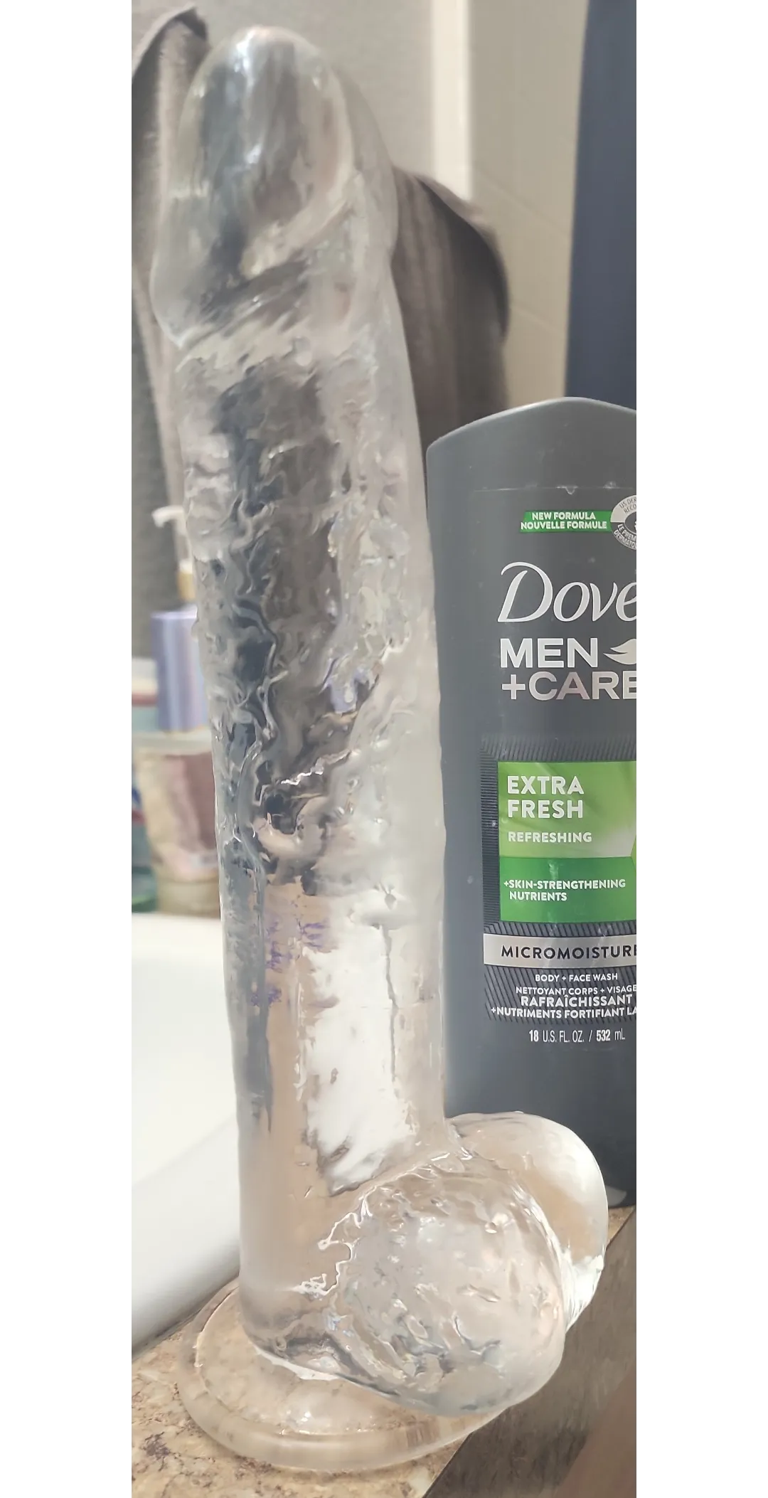 Need some suggestions and support to handle my wife's new dildo. 