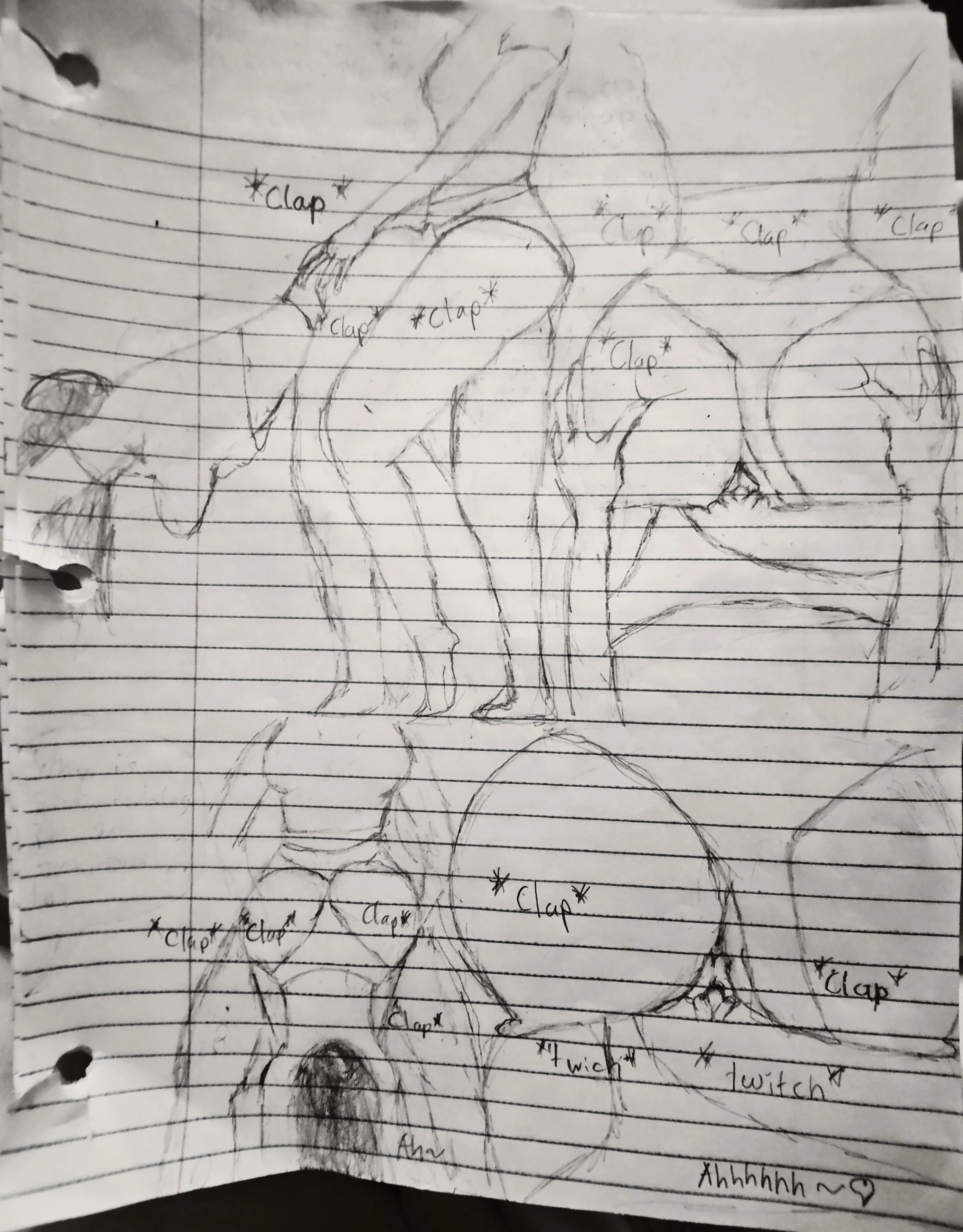 Secretly cumming on a girl at a club: A bad drawing of my lesbian fantasy