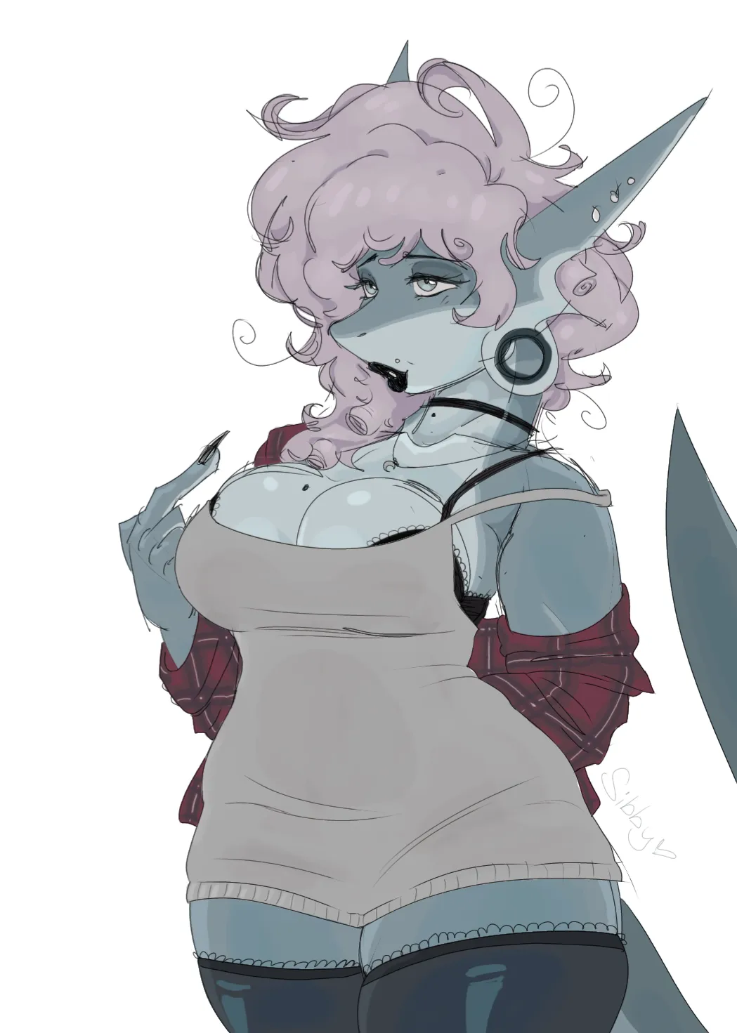 Sibby's new style [F] (@sibbyshark)